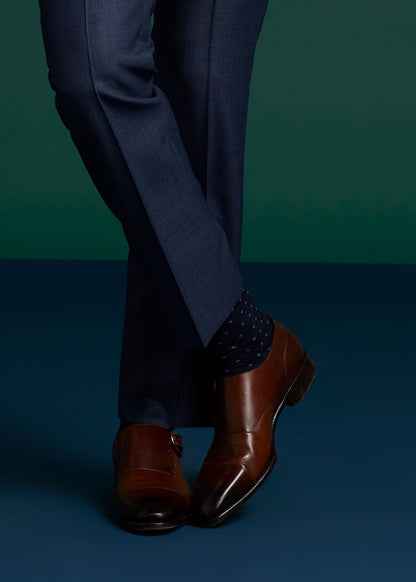 Giordano Leather Monk Strap Bordo Calf, unselectable - Paul Stuart