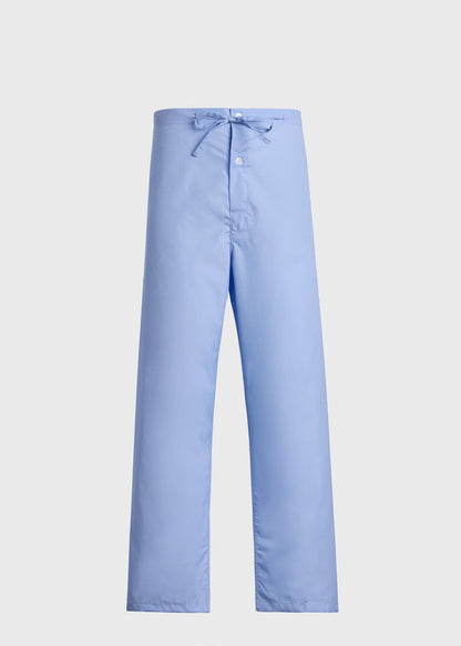Cotton Broadcloth Pajama Blue - Paul Stuart