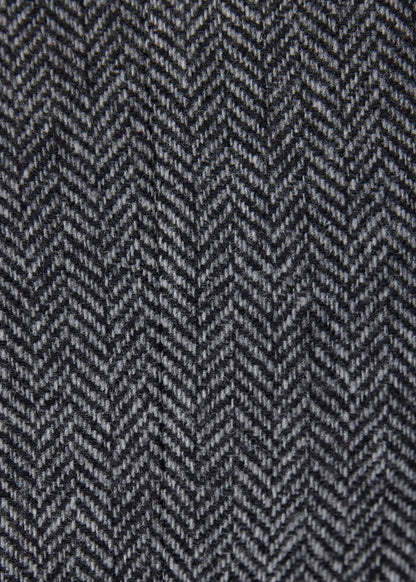 Herringbone Patch Pocket Sport Coat Grey - Paul Stuart
