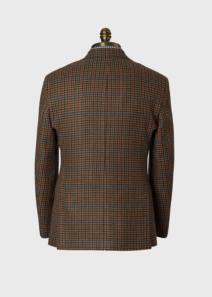 Cashmere Check Sport Coat Brown/Multi - Paul Stuart