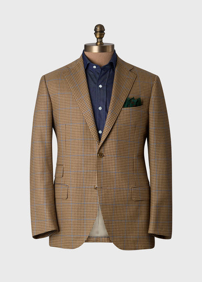 Deco Plaid Wool Jacket Camel/Brown - Paul Stuart