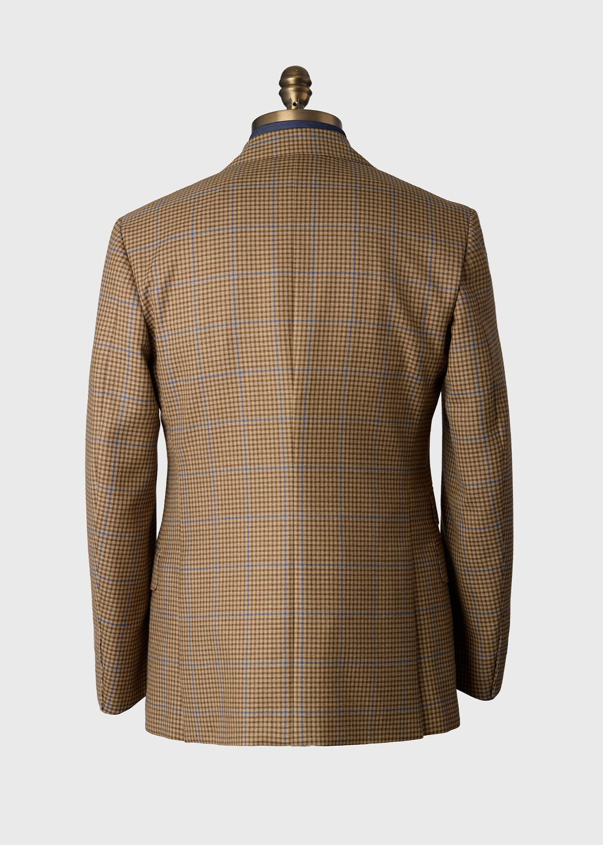 Deco Plaid Wool Jacket Camel/Brown - Paul Stuart