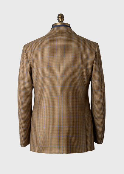 Deco Plaid Wool Jacket Camel/Brown - Paul Stuart