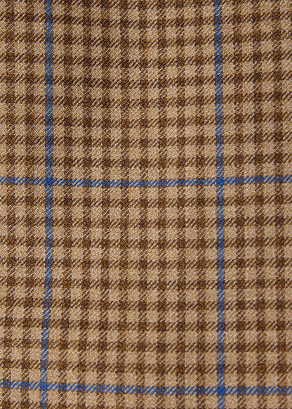 Deco Plaid Wool Jacket Camel/Brown - Paul Stuart