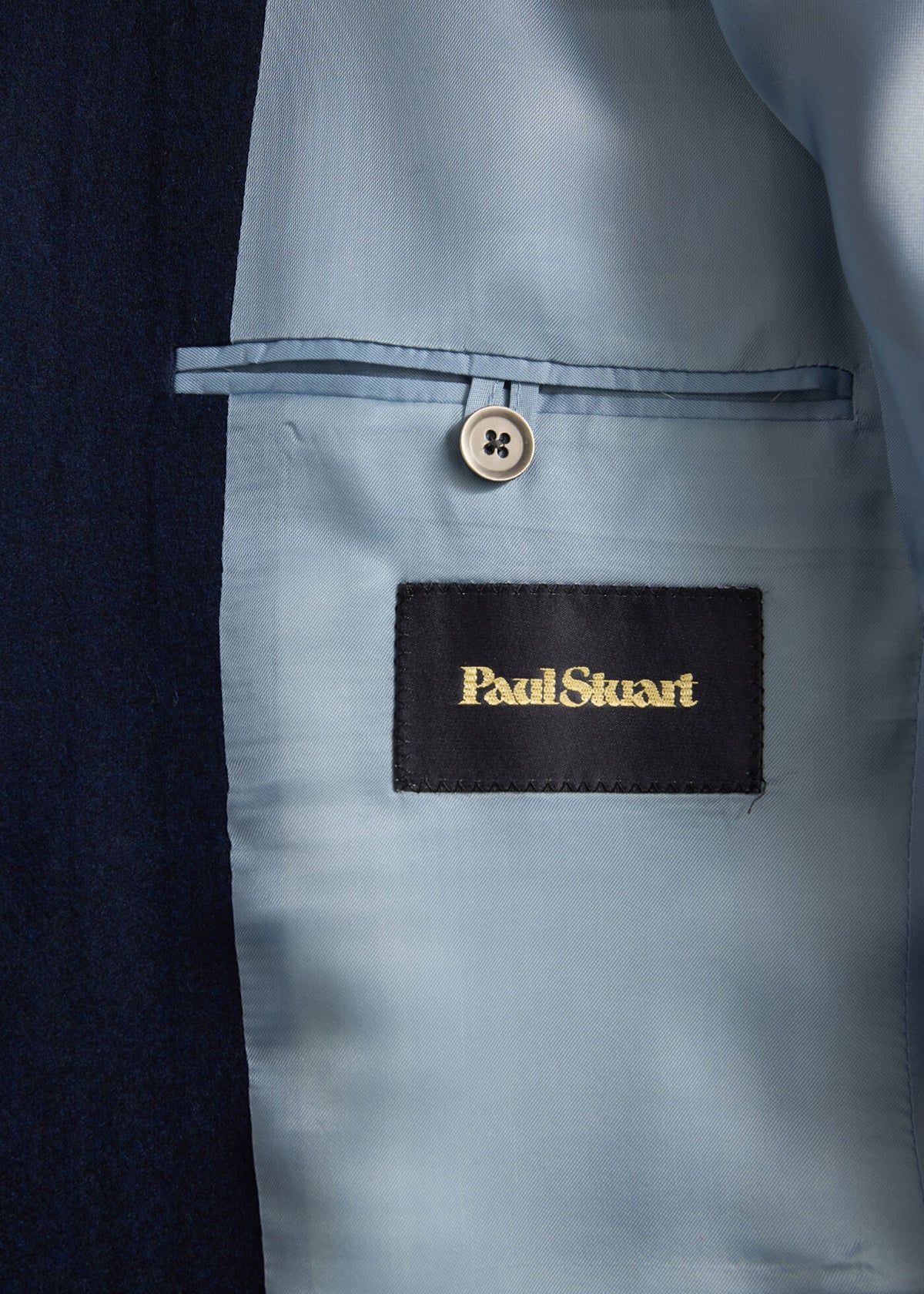 Super 150s Wool Blazer Navy - Paul Stuart