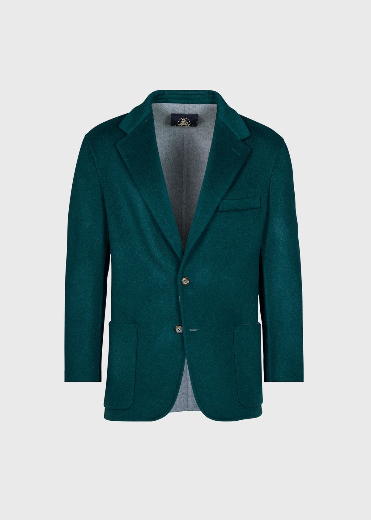 Double Face Cashmere Soft Jacket Dark Green - Paul Stuart