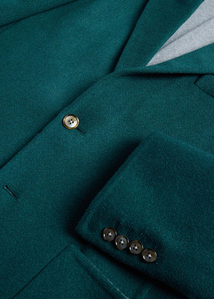 Double Face Cashmere Soft Jacket Dark Green - Paul Stuart