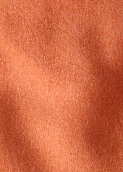 Double Faced Cashmere Soft Jacket Orange/Cream - Paul Stuart