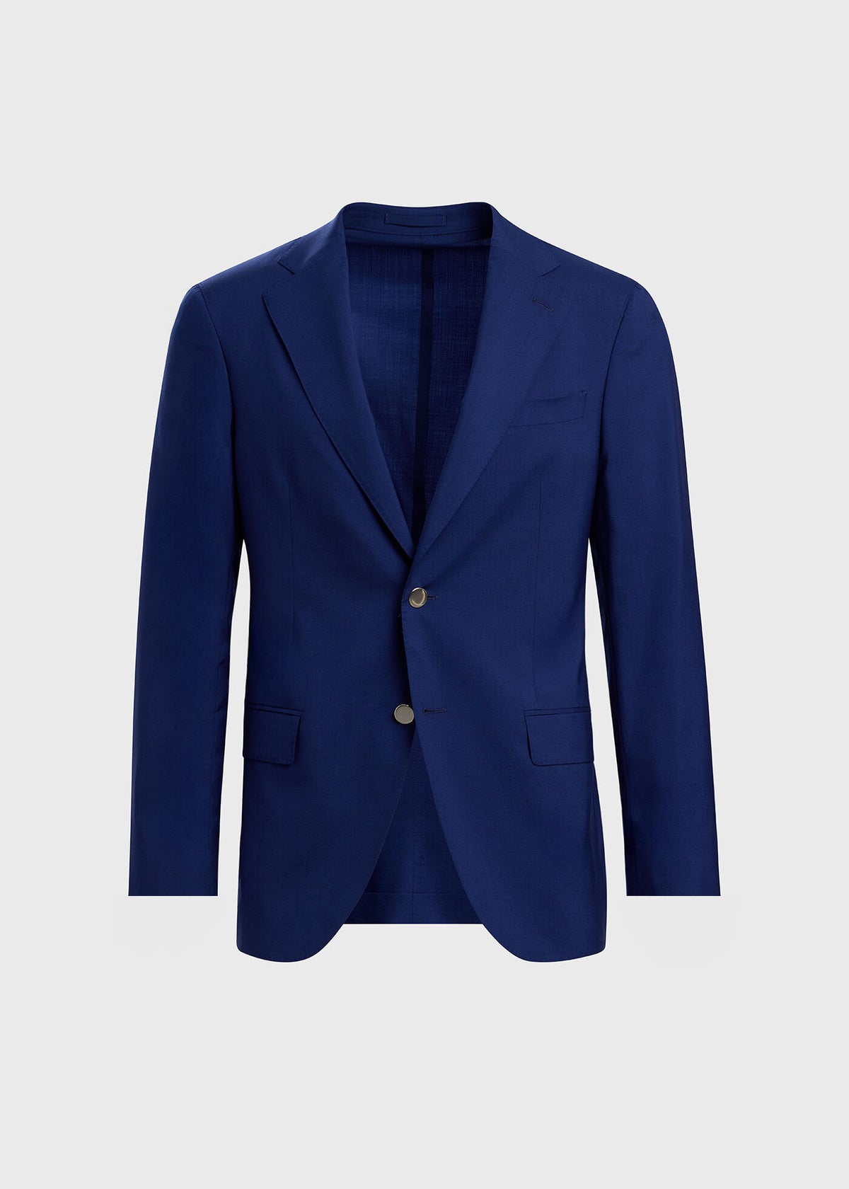 Lightweight Two Button Blazer Royal Blue - Paul Stuart