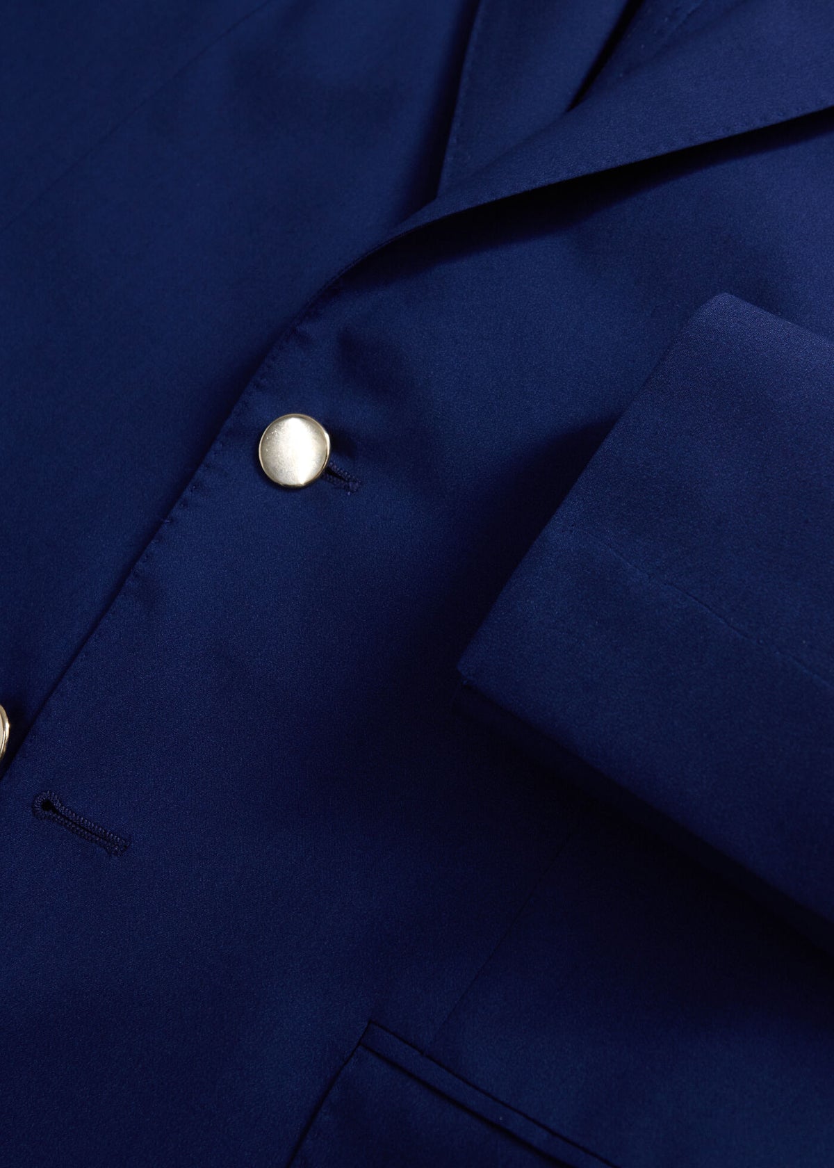 Lightweight Two Button Blazer Royal Blue - Paul Stuart