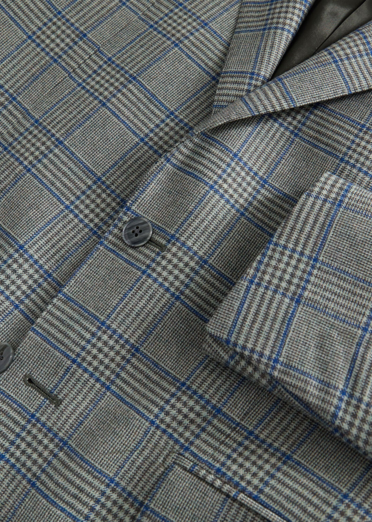 All Year Wool & Cashmere Plaid Jacket Plum - Paul Stuart