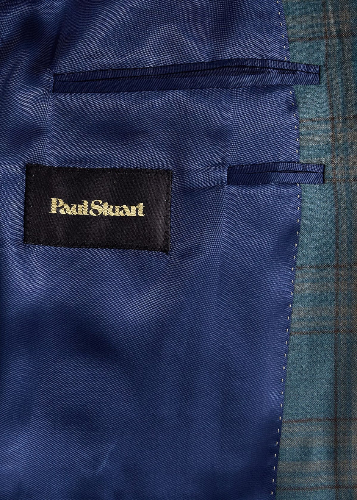 All Year Wool Plaid Jacket Lavender - Paul Stuart