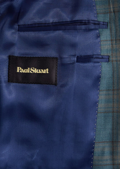 All Year Wool Plaid Jacket Lavender - Paul Stuart