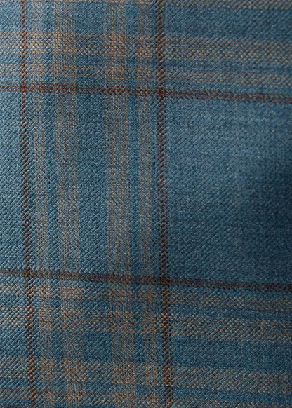 All Year Wool Plaid Jacket Lavender - Paul Stuart