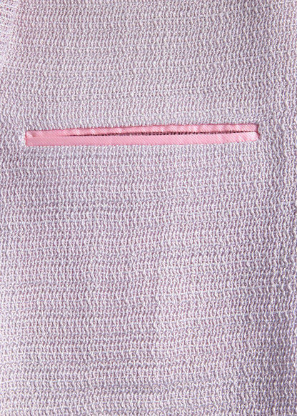 Open Weave Wool Jacket Light Pink - Paul Stuart