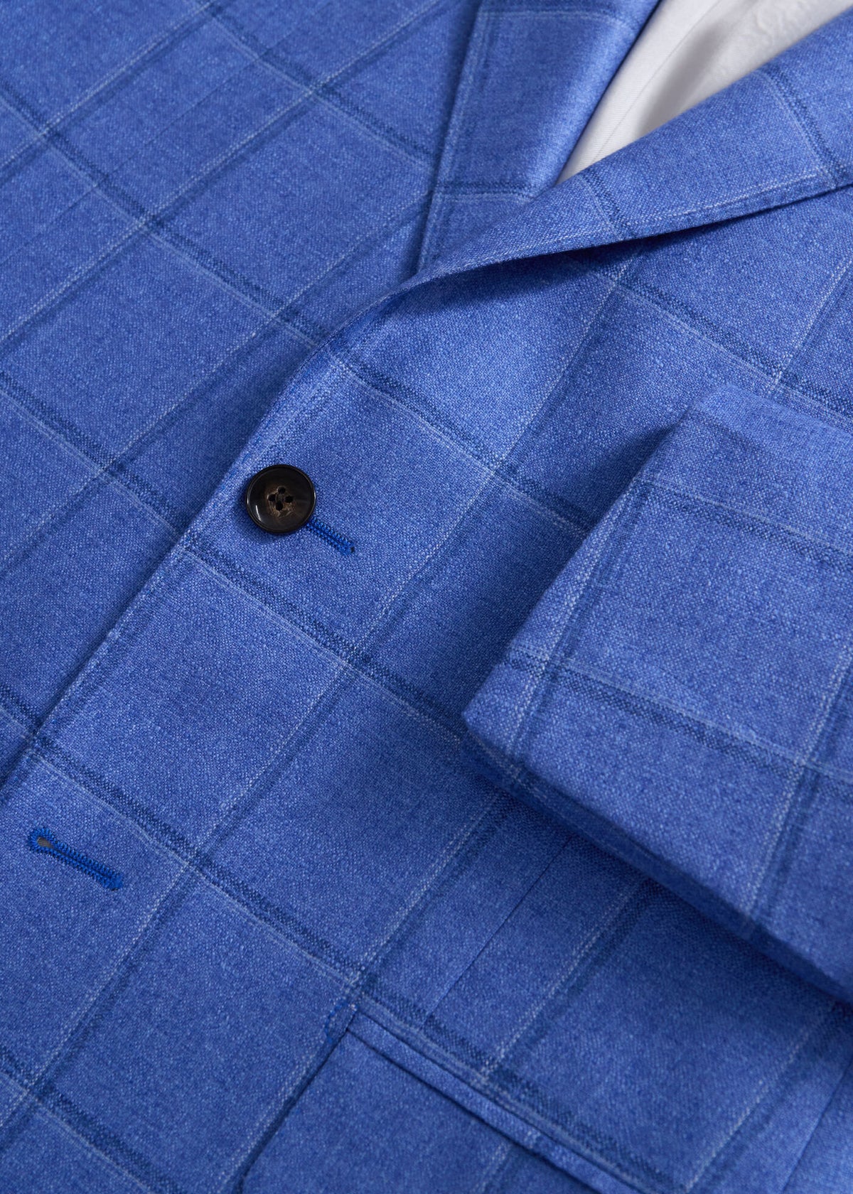 Silk & Cashmere Deco Windowpane Jacket Mint - Paul Stuart