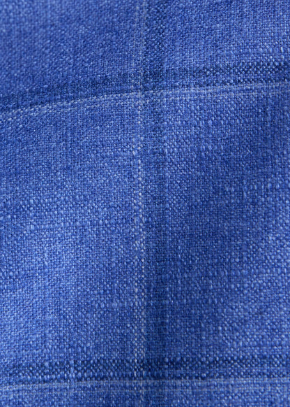 Silk & Cashmere Deco Windowpane Jacket Mint - Paul Stuart