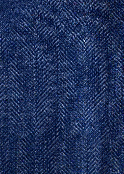 Stand-Collar Summer Jacket Mid Blue - Paul Stuart