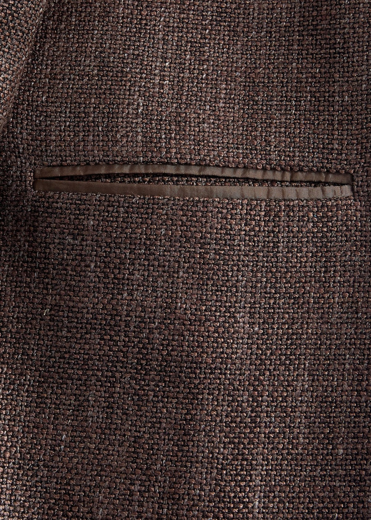 Basketweave Jacket Brown - Paul Stuart