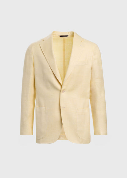 Silk Slub Blazer Blue - Paul Stuart