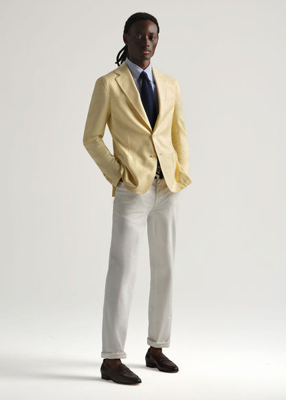 Silk Slub Blazer Blue - Paul Stuart