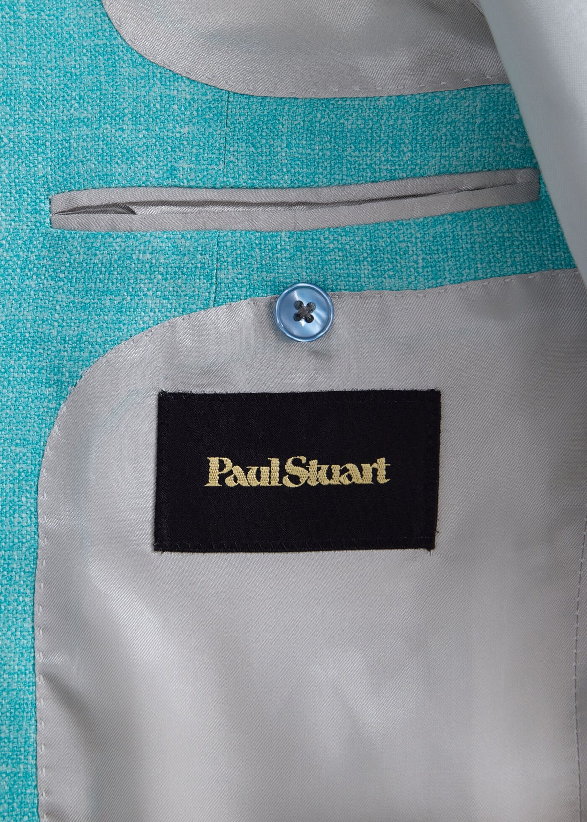 Hopsack Summer Jacket Mint - Paul Stuart
