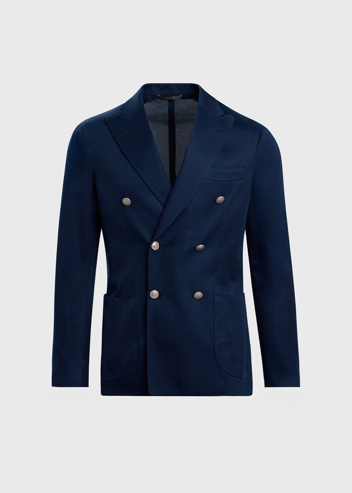 Lightweight Double Breasted Blazer Navy - Paul Stuart