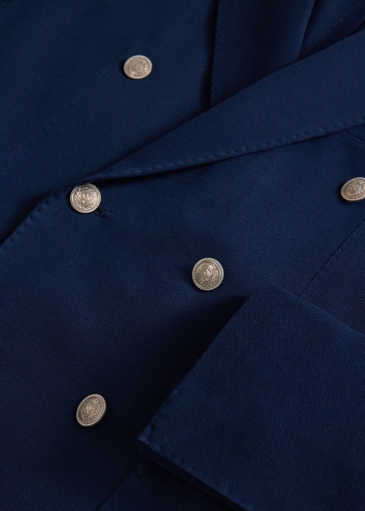 Lightweight Double Breasted Blazer Navy - Paul Stuart