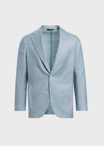 Silk Slub Blazer Blue - Paul Stuart