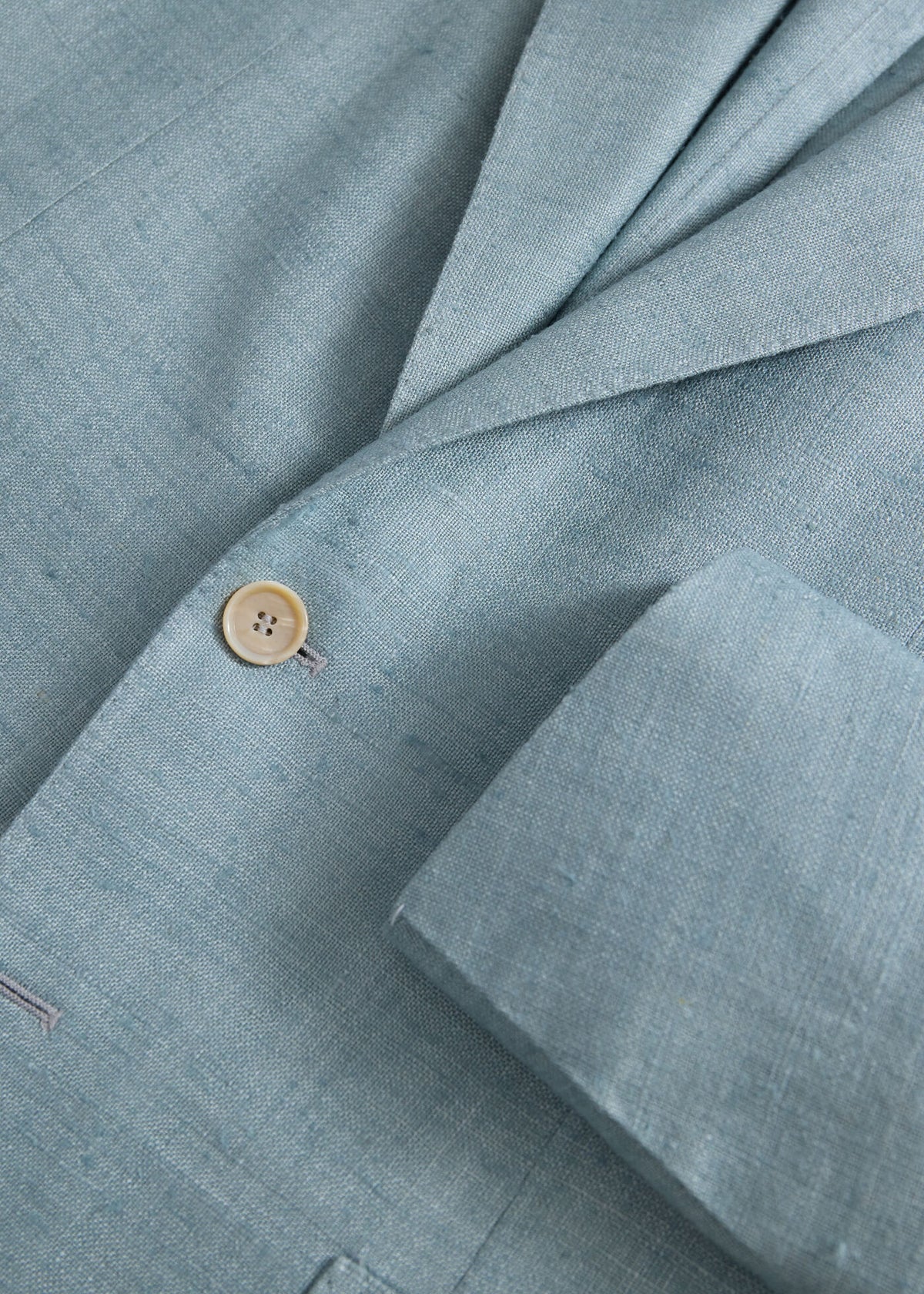 Silk Slub Blazer Blue - Paul Stuart