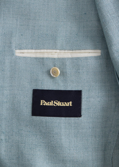 Silk Slub Blazer Blue - Paul Stuart
