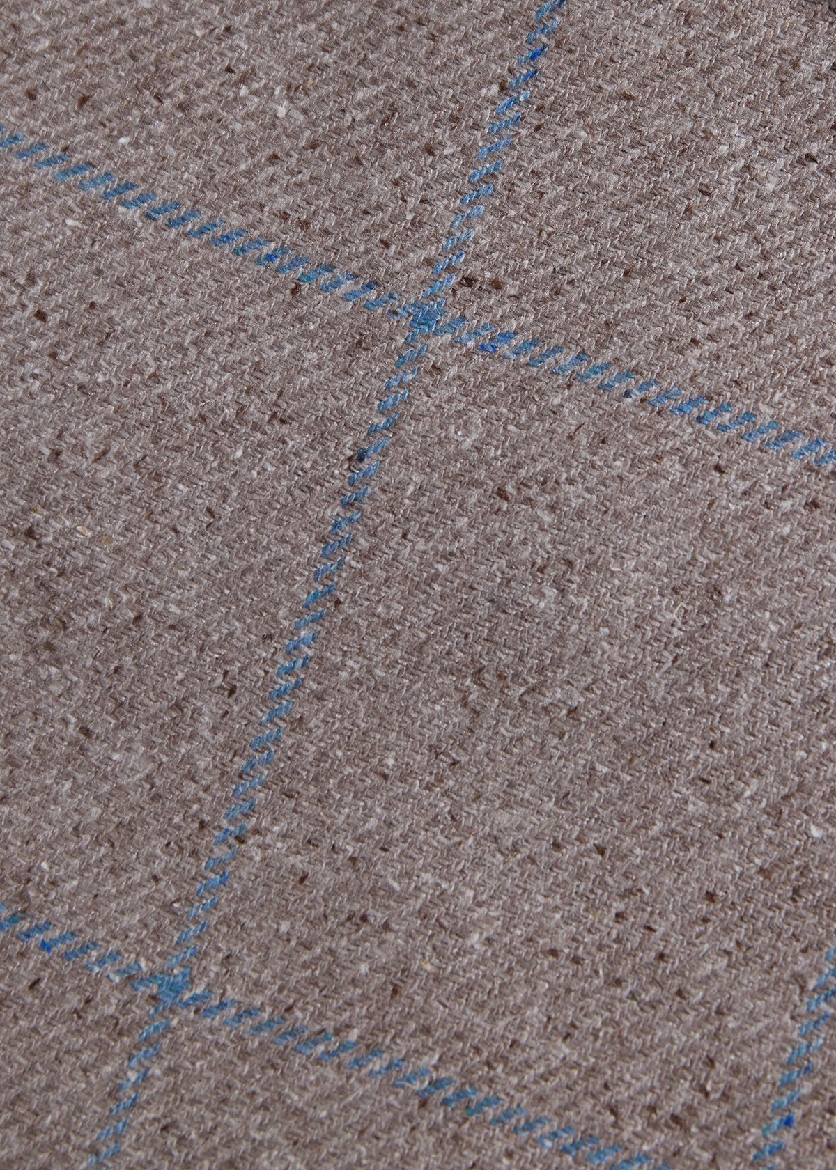 Silk Windowpane Summer Jacket Tan/Blue - Paul Stuart