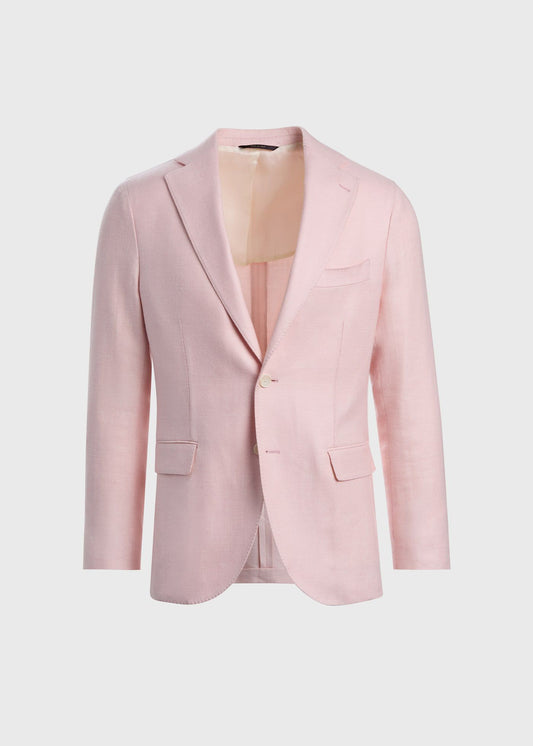 Two Button Summer Jacket Powder Blue - Paul Stuart