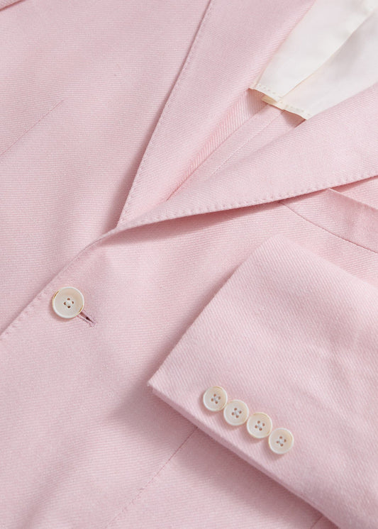 Two Button Summer Jacket Powder Blue - Paul Stuart