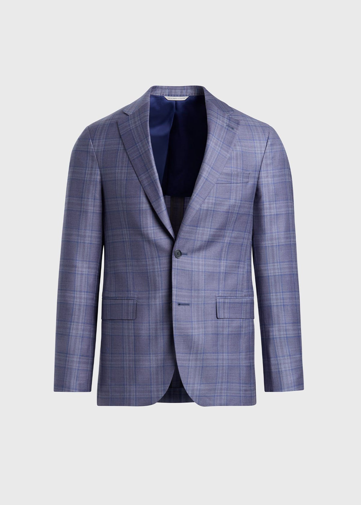 All Year Wool Plaid Jacket Lavender - Paul Stuart