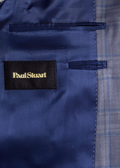 All Year Wool Plaid Jacket Lavender - Paul Stuart