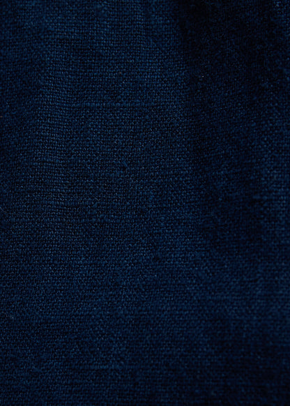 Washed Linen Jacket Navy - Paul Stuart