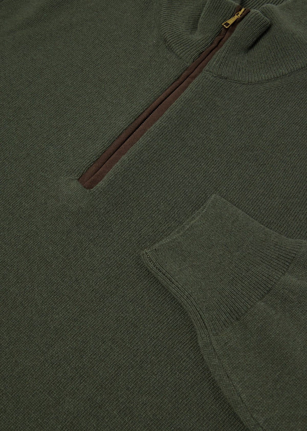 Wool Blend Quarter-Zip Sweater Black - Paul Stuart