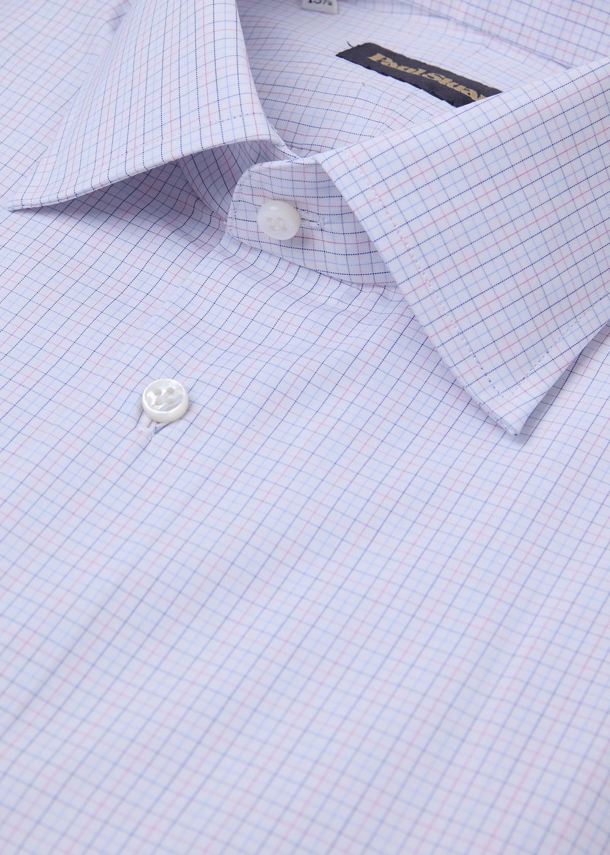 Handmade Spread Collar Dress Shirt Pink - Paul Stuart