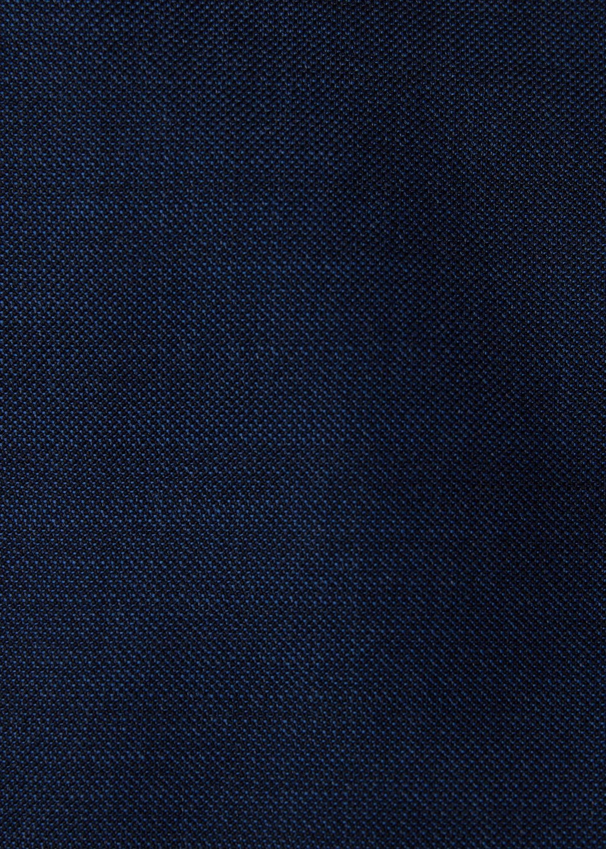 Double-Breasted Suit in Wool Sharkskin Blue - Paul Stuart