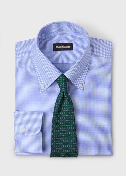 Handmade Button-Down Dress Shirt Blue - Paul Stuart
