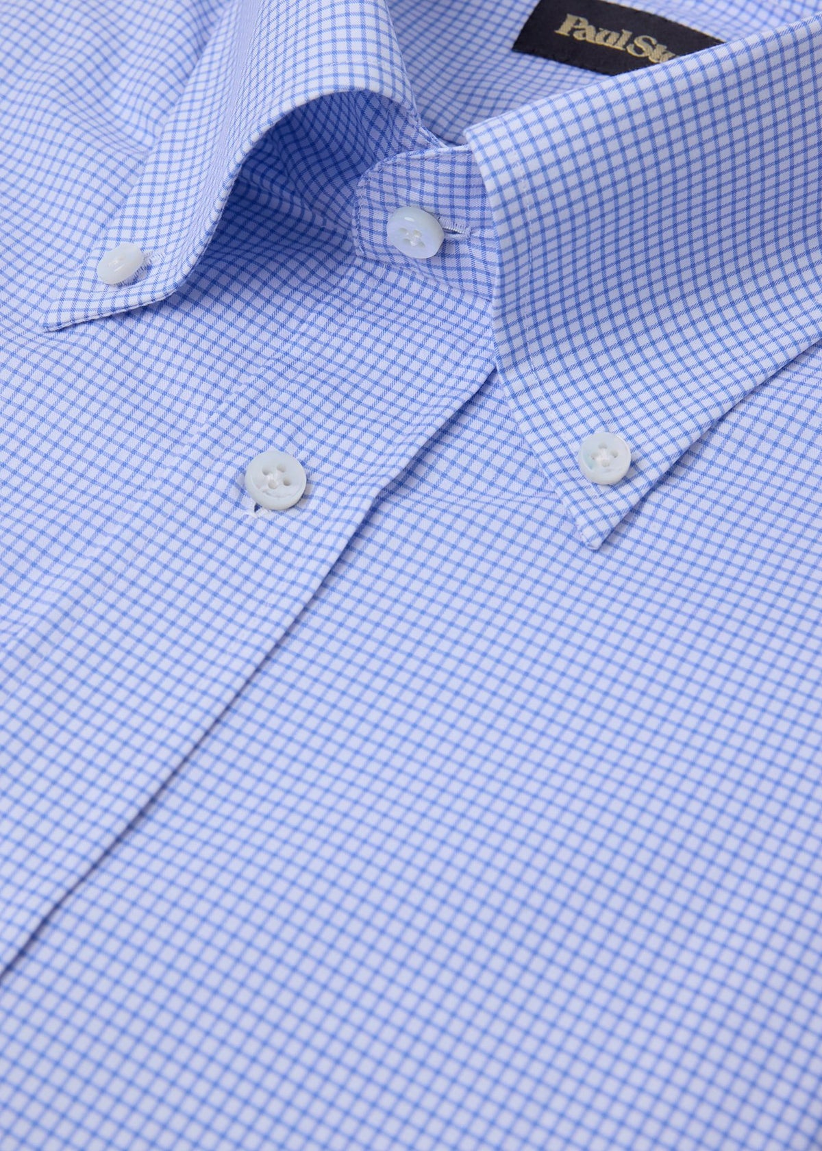 Handmade Button-Down Dress Shirt Blue - Paul Stuart