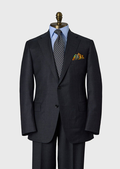 Classic Wool Plaid Suit Charcoal - Paul Stuart