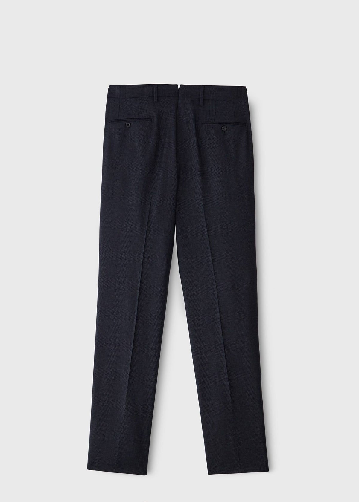 Classic Wool Plaid Suit Charcoal - Paul Stuart