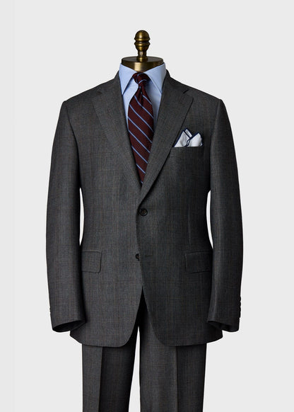 Classic Wool Plaid Suit Grey - Paul Stuart