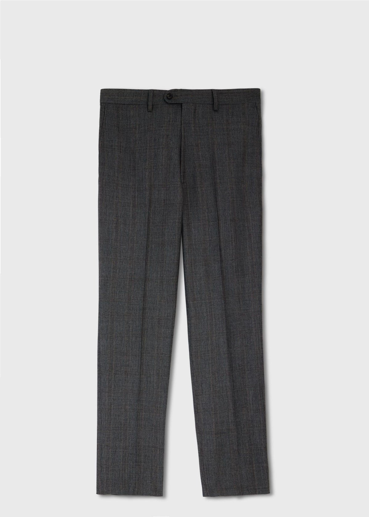 Classic Wool Plaid Suit Grey - Paul Stuart