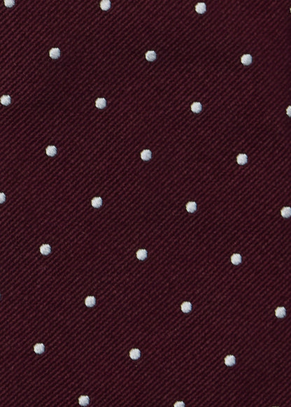 Polka Dot Silk Tie Blue - Paul Stuart