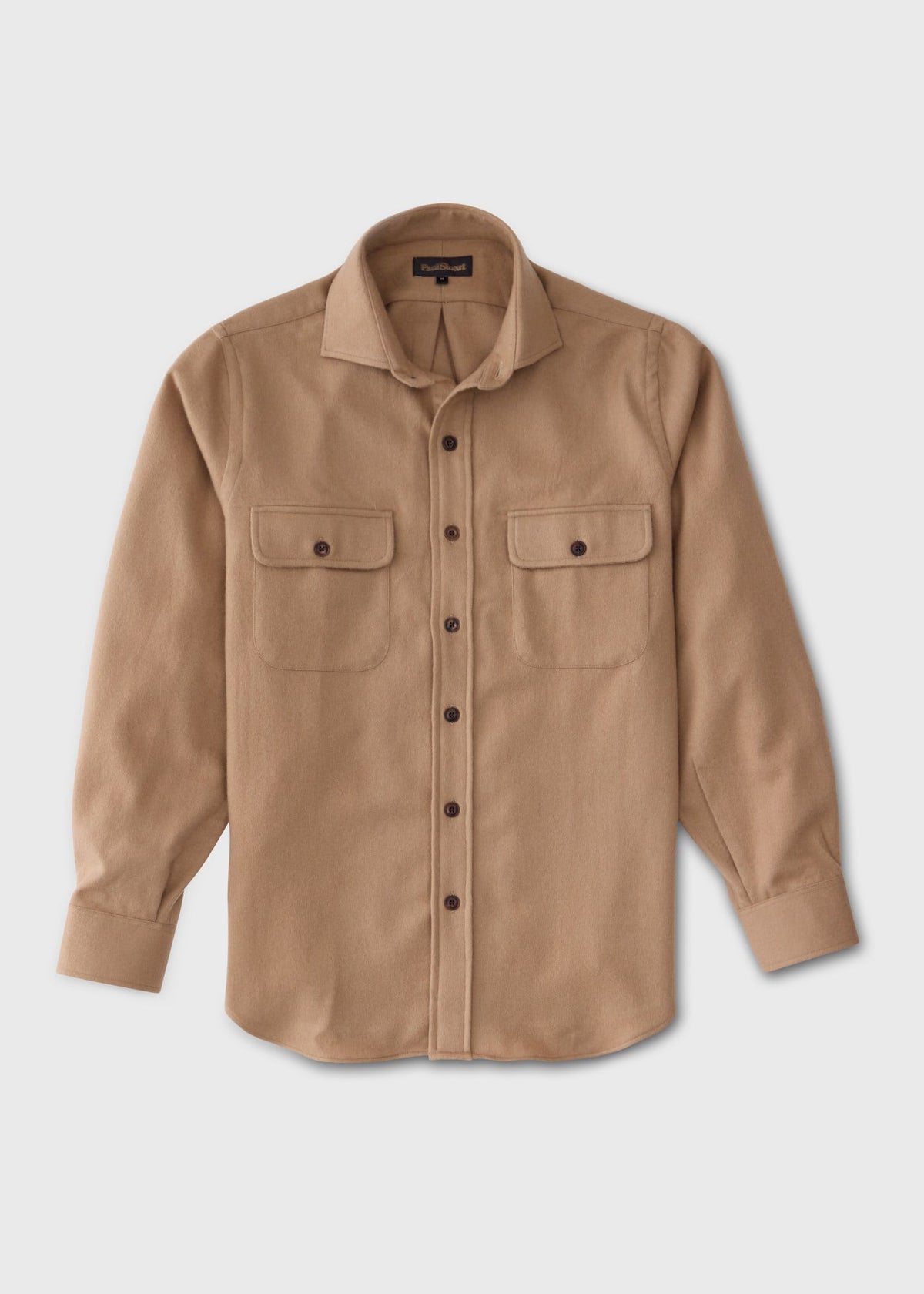Cashmere Overshirt Beige - Paul Stuart