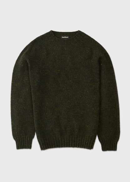 Donegal Crewneck Sweater Grey - Paul Stuart