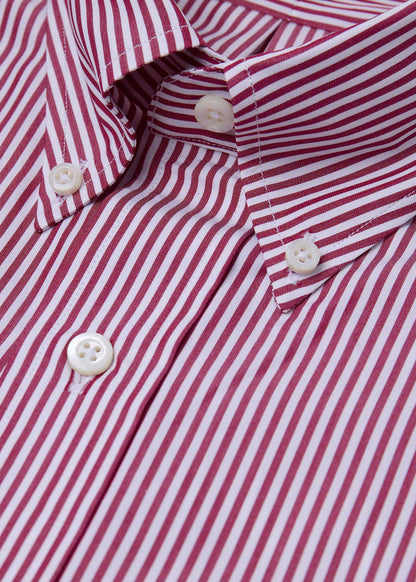 Stripe Button-Down Shirt Blue - Paul Stuart